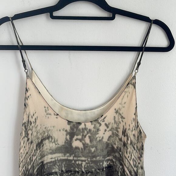 Chaser 100% silk chiffon long line babydoll camisole sz S - Picture 4 of 8